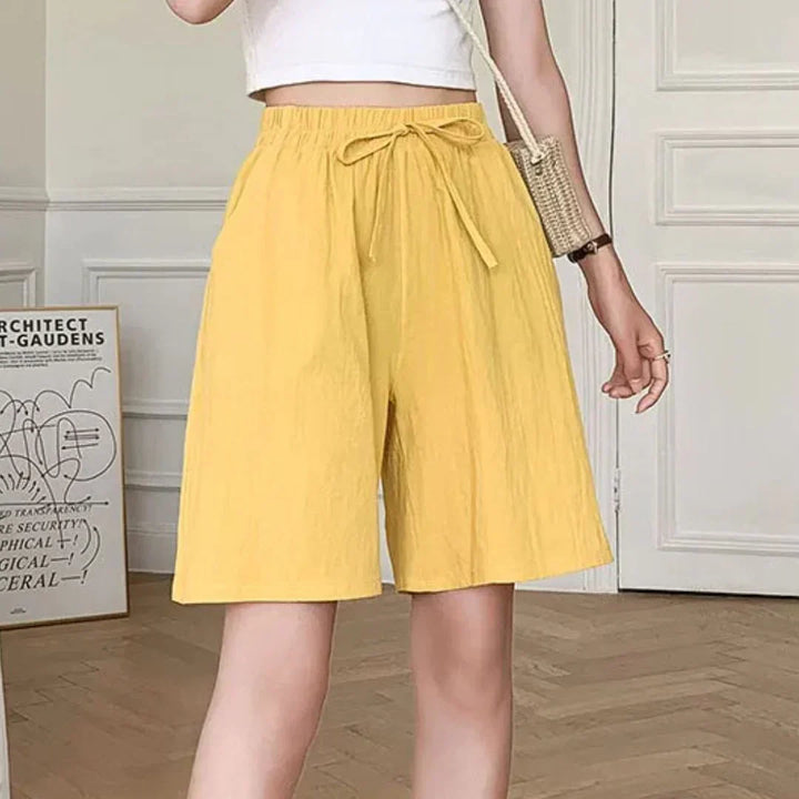 Linda - Pantaloni estivi larghi in lino