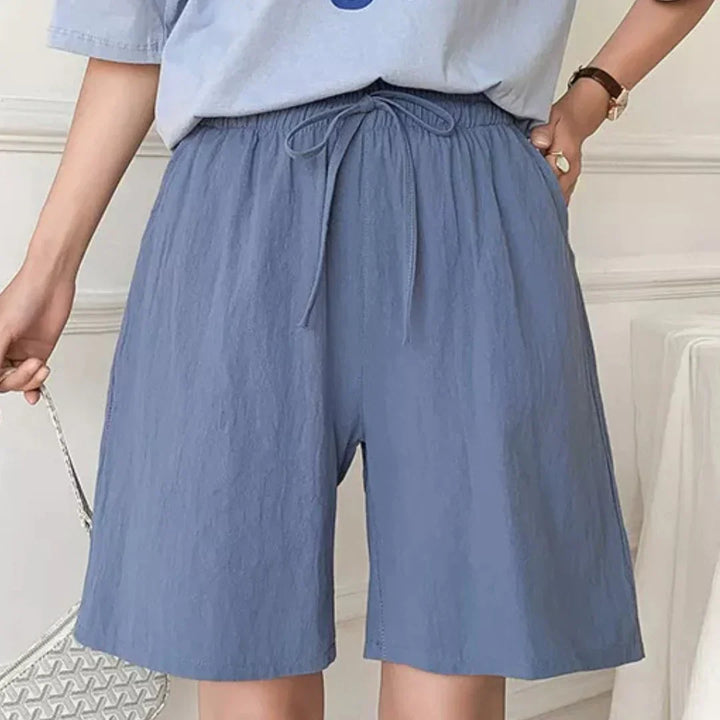 Linda - Pantaloni estivi larghi in lino