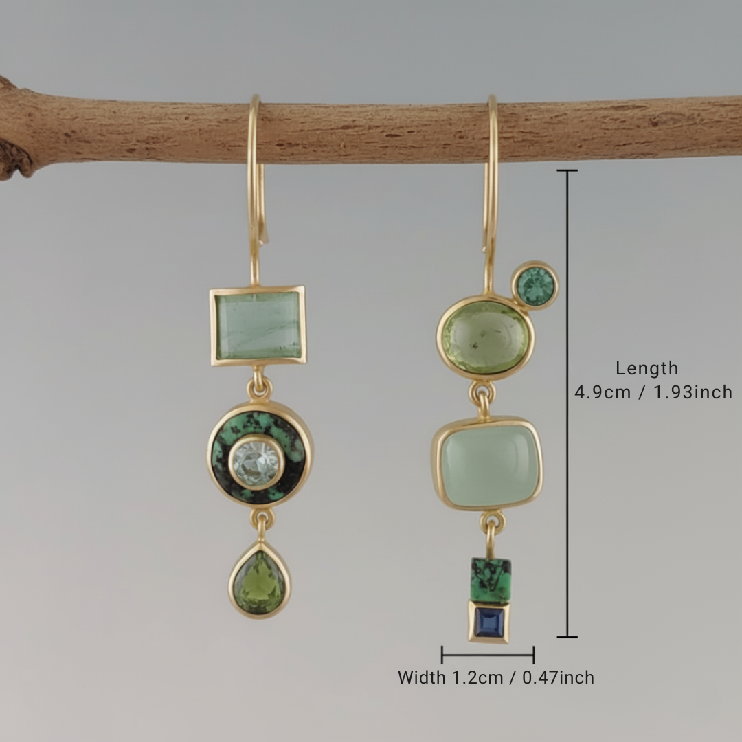 Orecchini Verde Vintage
