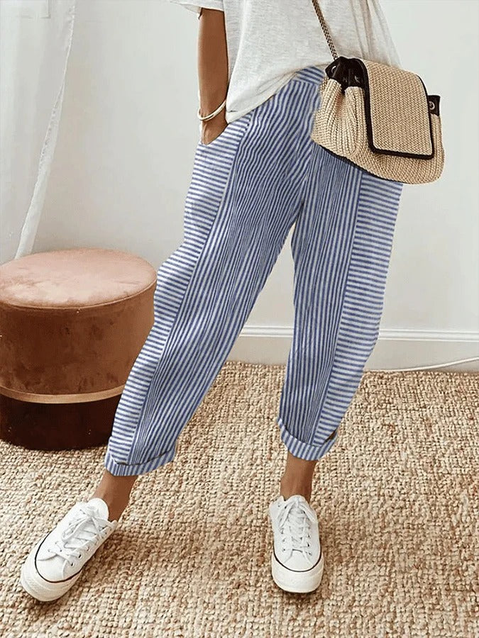Lola | Pantaloni Estivi Casual a Vestibilità Larga