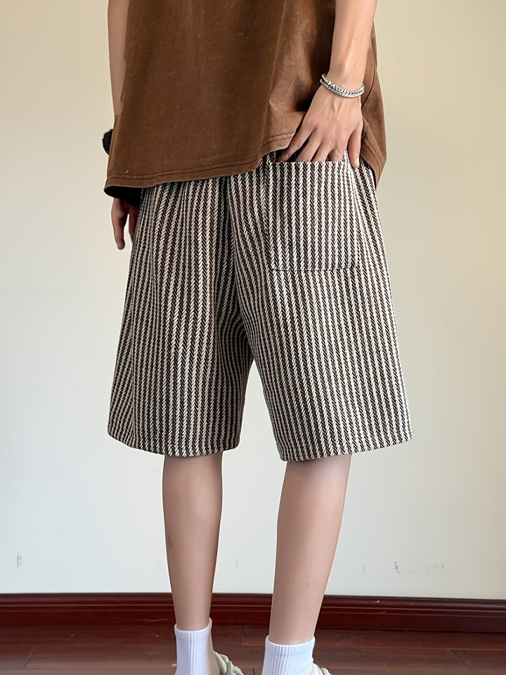 Mancini - Pantaloni corti casual a righe