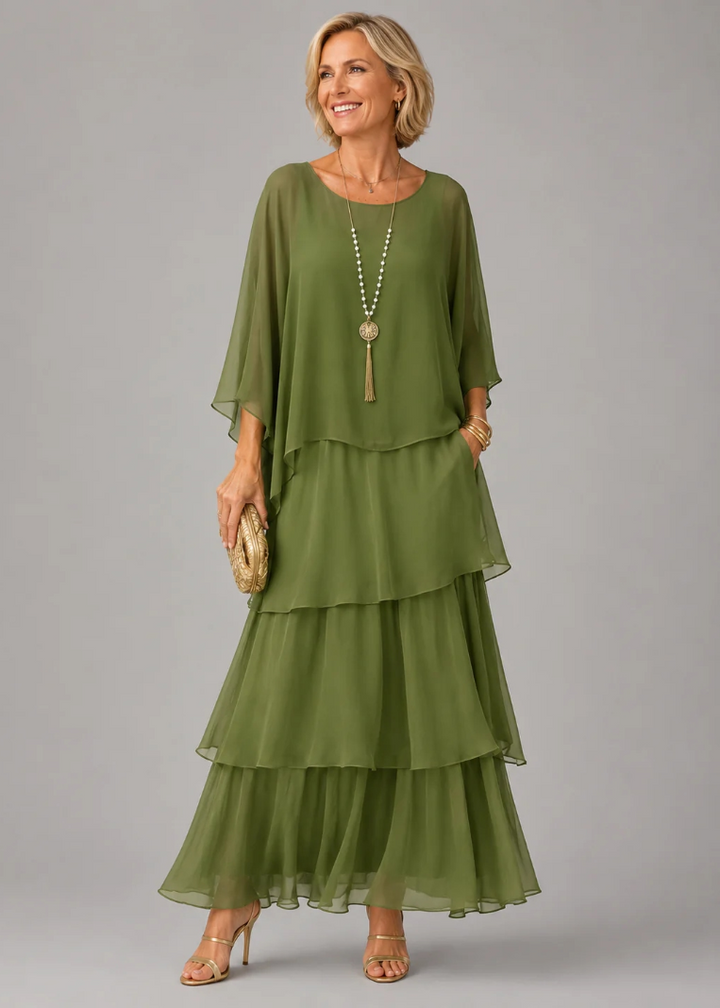 Lara™ Abito Maxi Fluido Elegante
