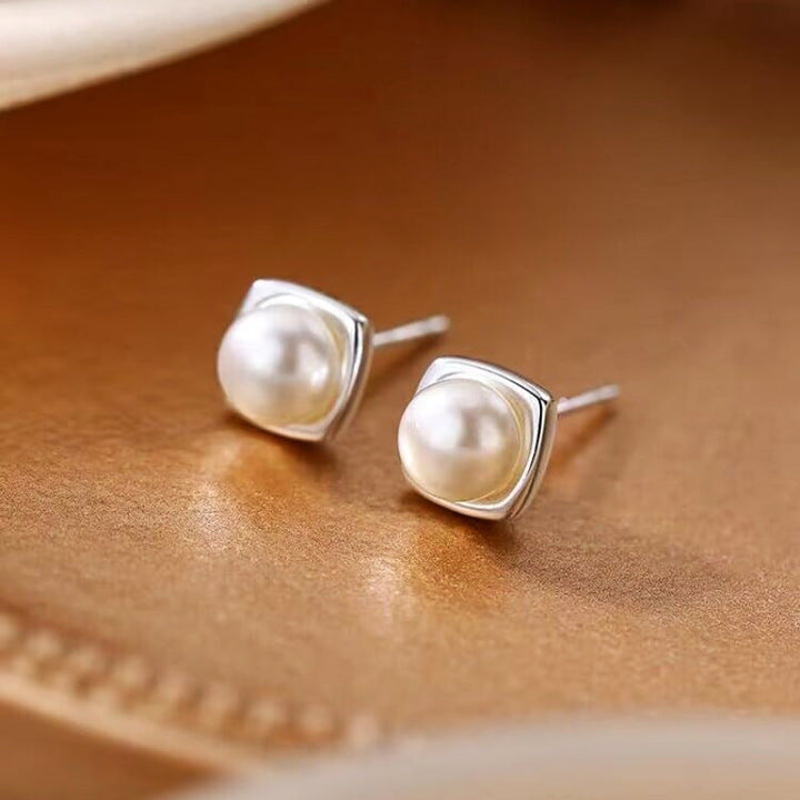 Eleganti Orecchini Dangle in Perla d'Acqua Dolce