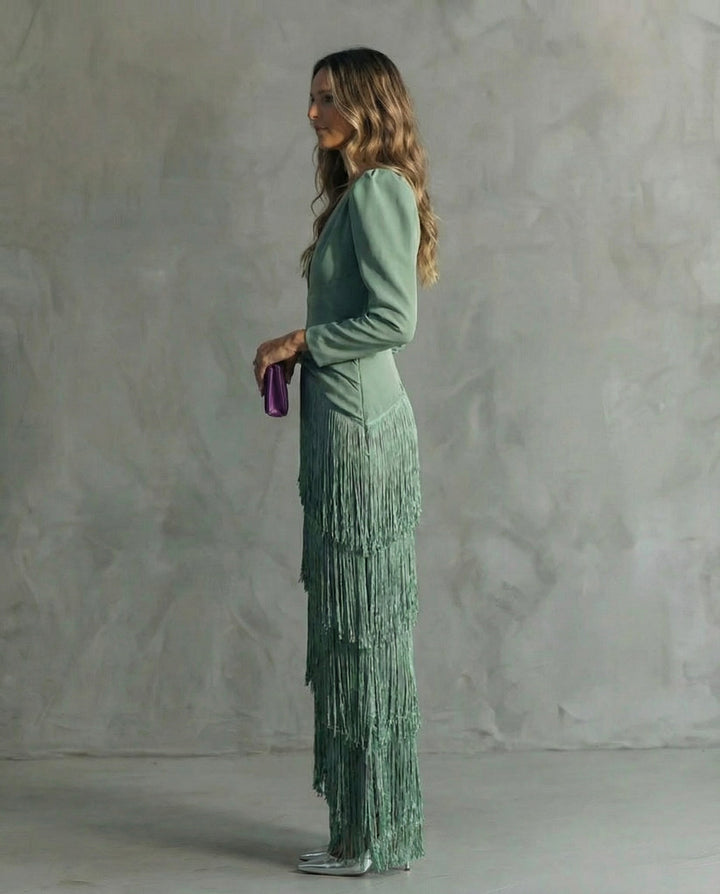 La Scintilla | Abito Elegante Frange Élise