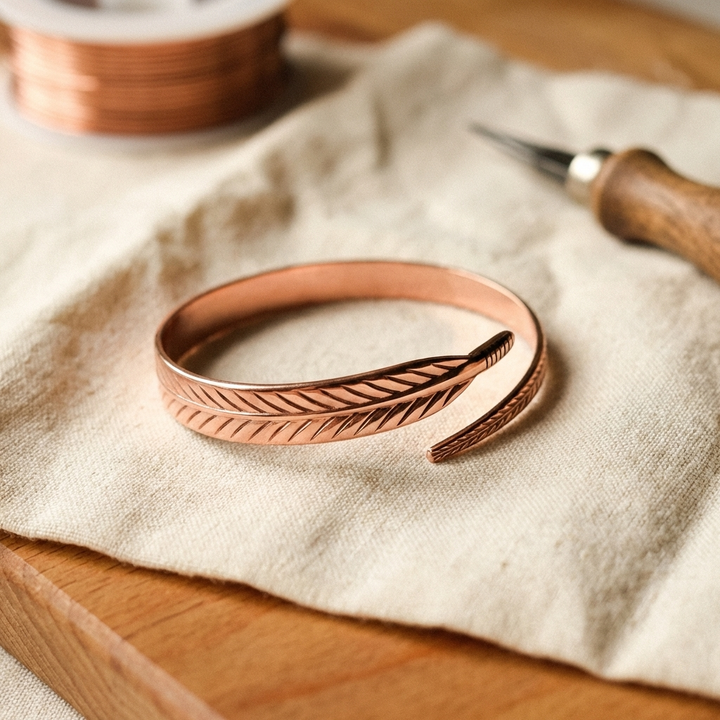 Bracciale in Rame Radice di Stella