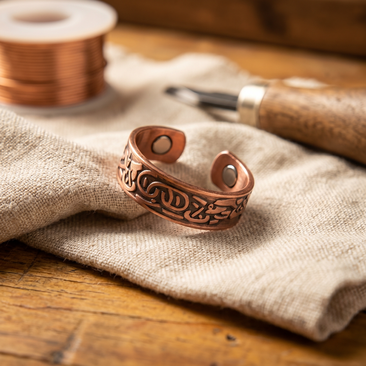 Anello in Rame Burr di Vera