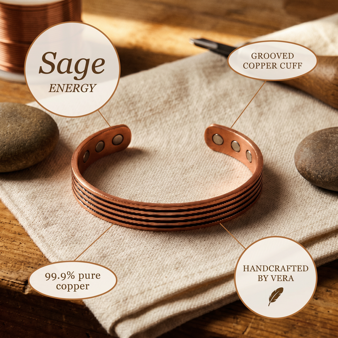Bracciale in Rame Salvia di Vera