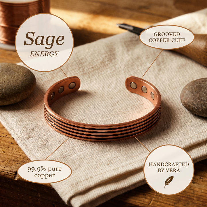 Bracciale in Rame Salvia di Vera