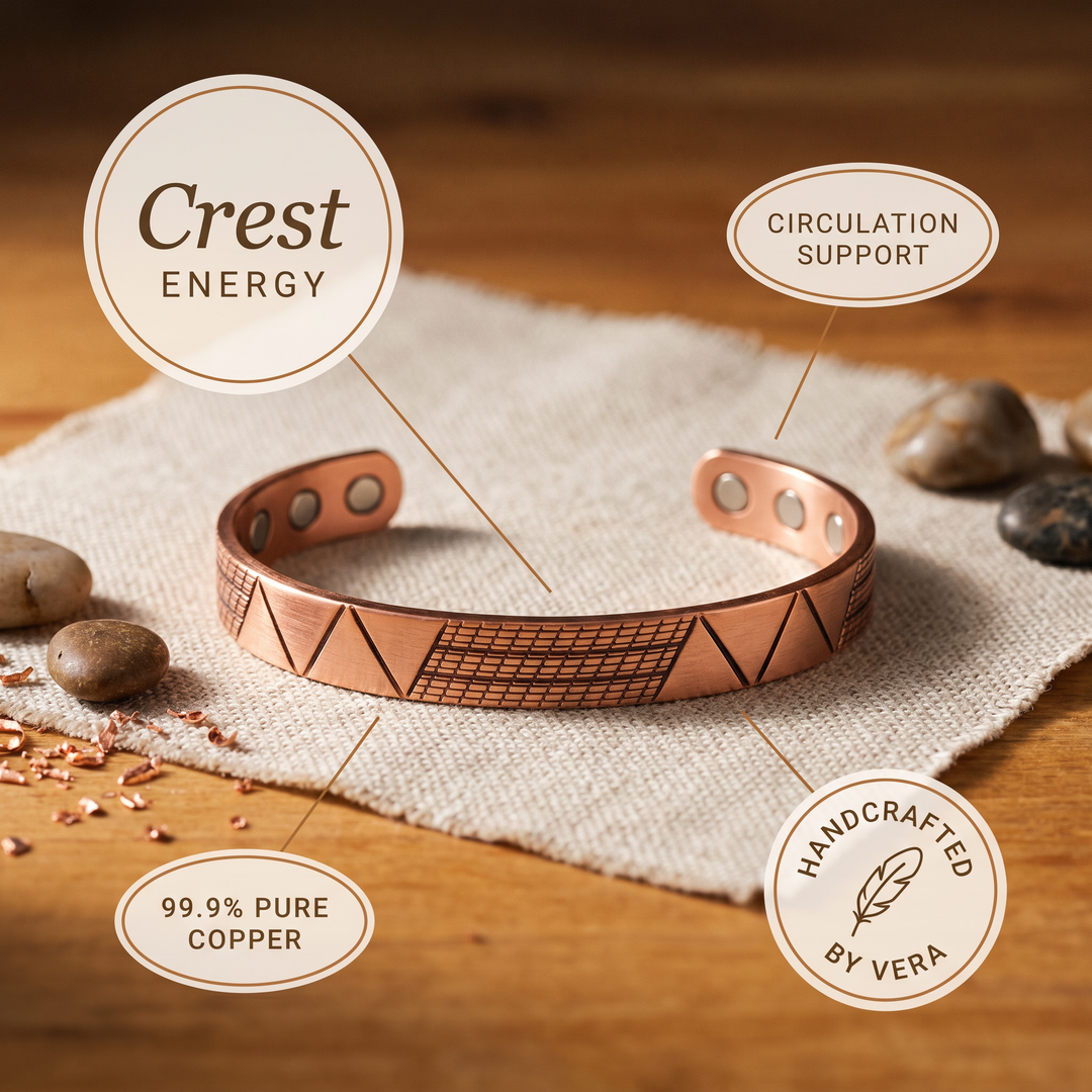 Bracciale in Rame Crest di Vera