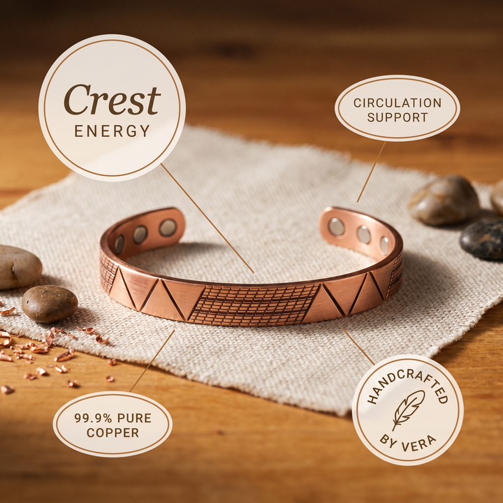 Bracciale in Rame Crest di Vera