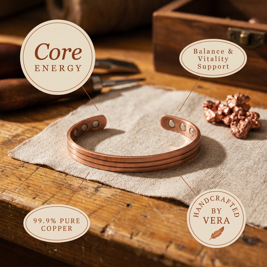 Bracciale in Rame Core di Vera