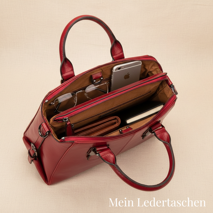 Borsa a tracolla rossa di lusso