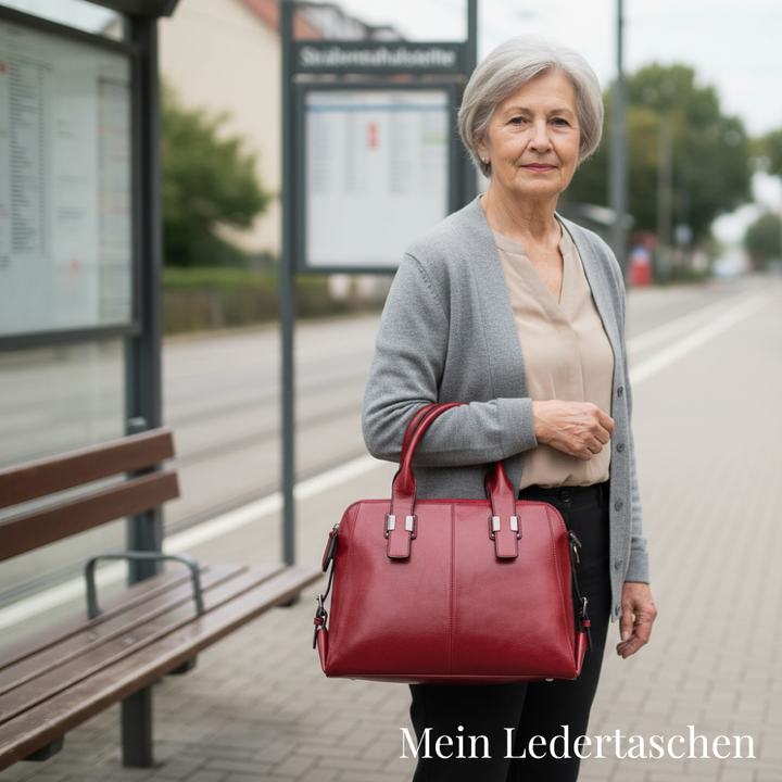 Borsa a tracolla rossa di lusso