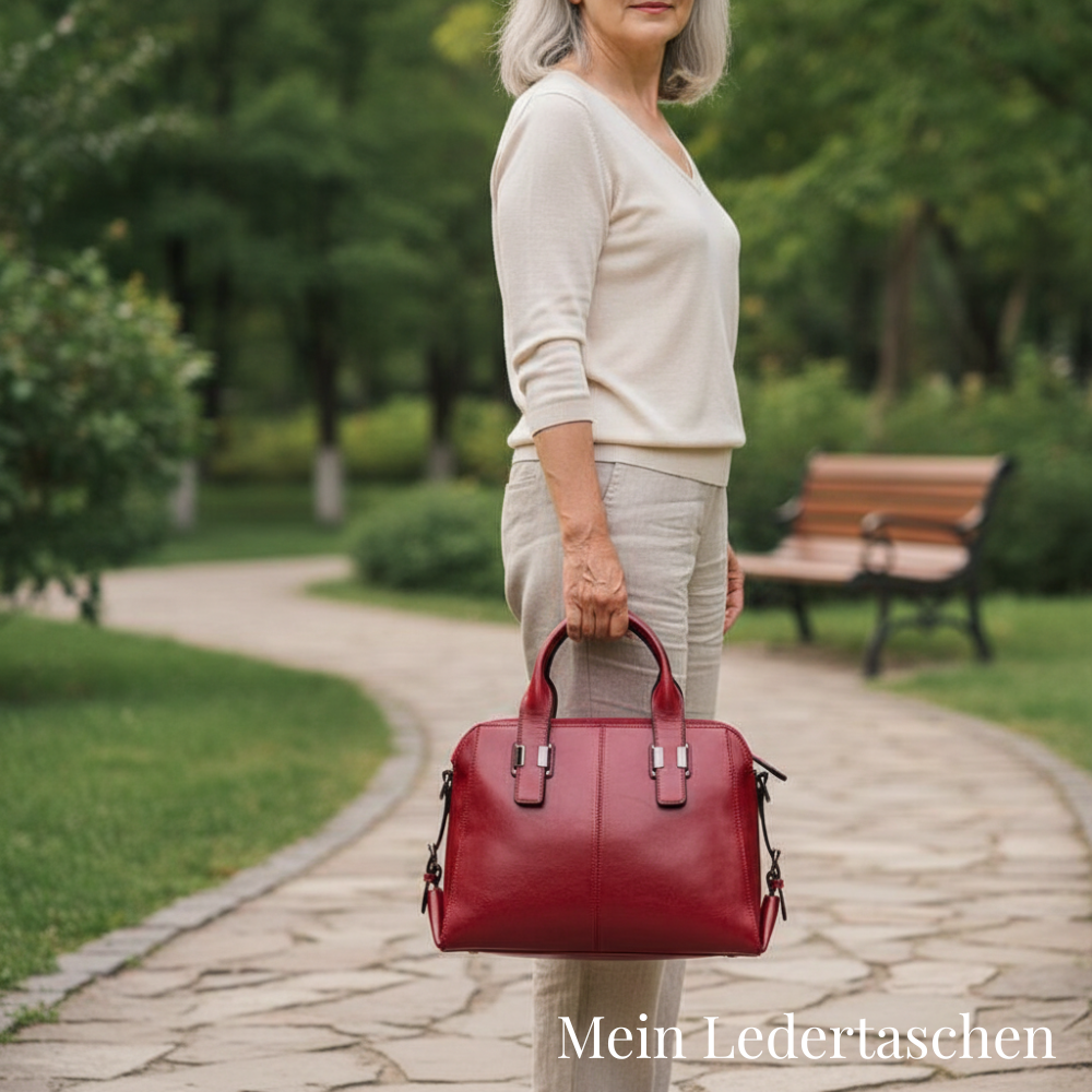 Borsa a tracolla rossa di lusso