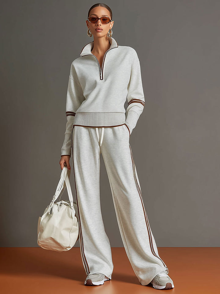 Marietta – blusa e pantaloni a gamba larga