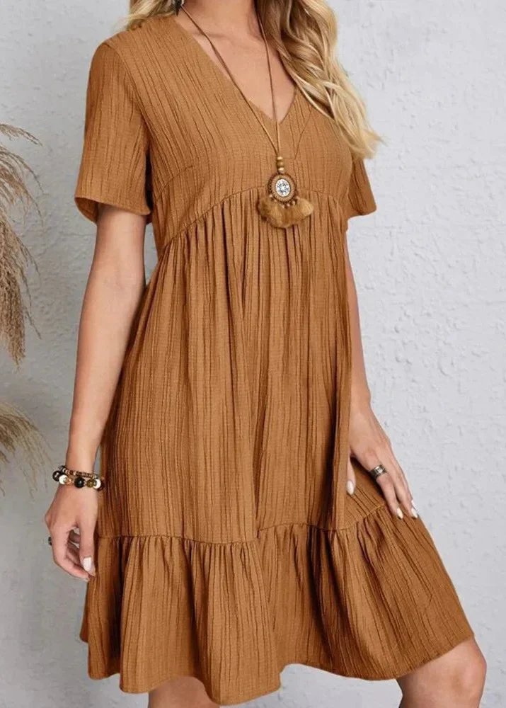 Jana™ – Vestito Mini con Scollatura a V