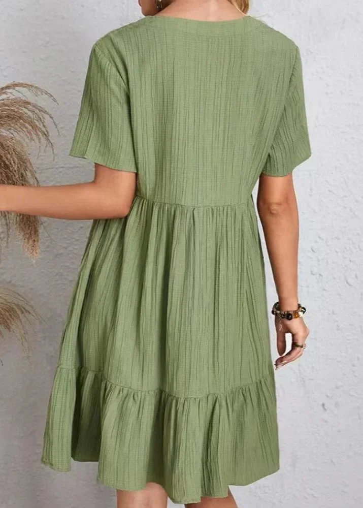 Jana™ – Vestito Mini con Scollatura a V