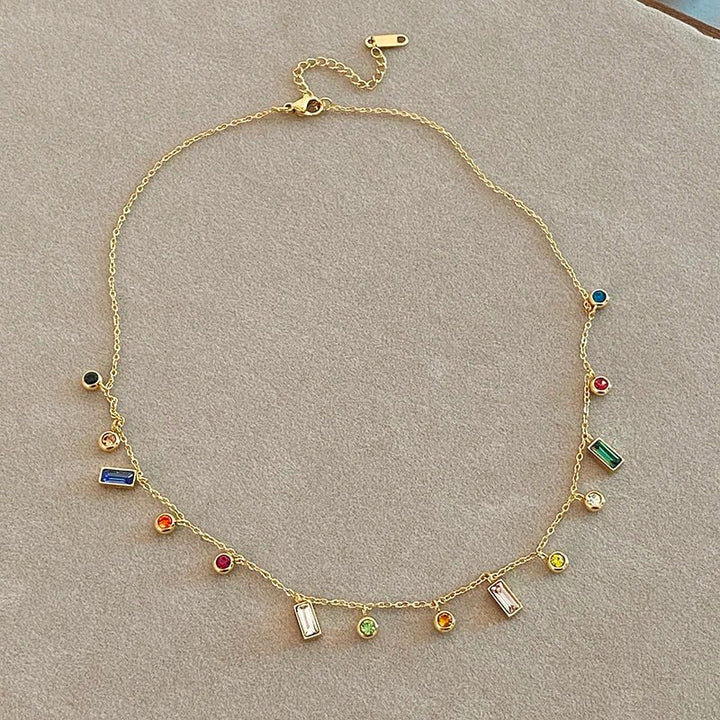 Collana Choker con Cristalli Dainty Sparsi